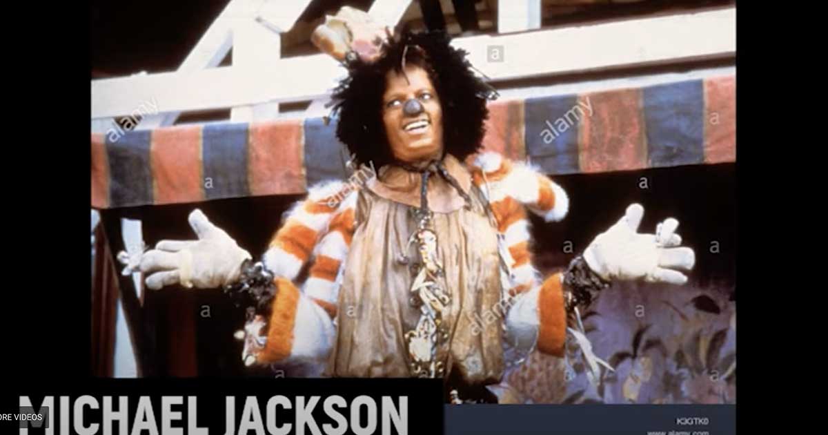 Micheal Jackson as the scarecrow