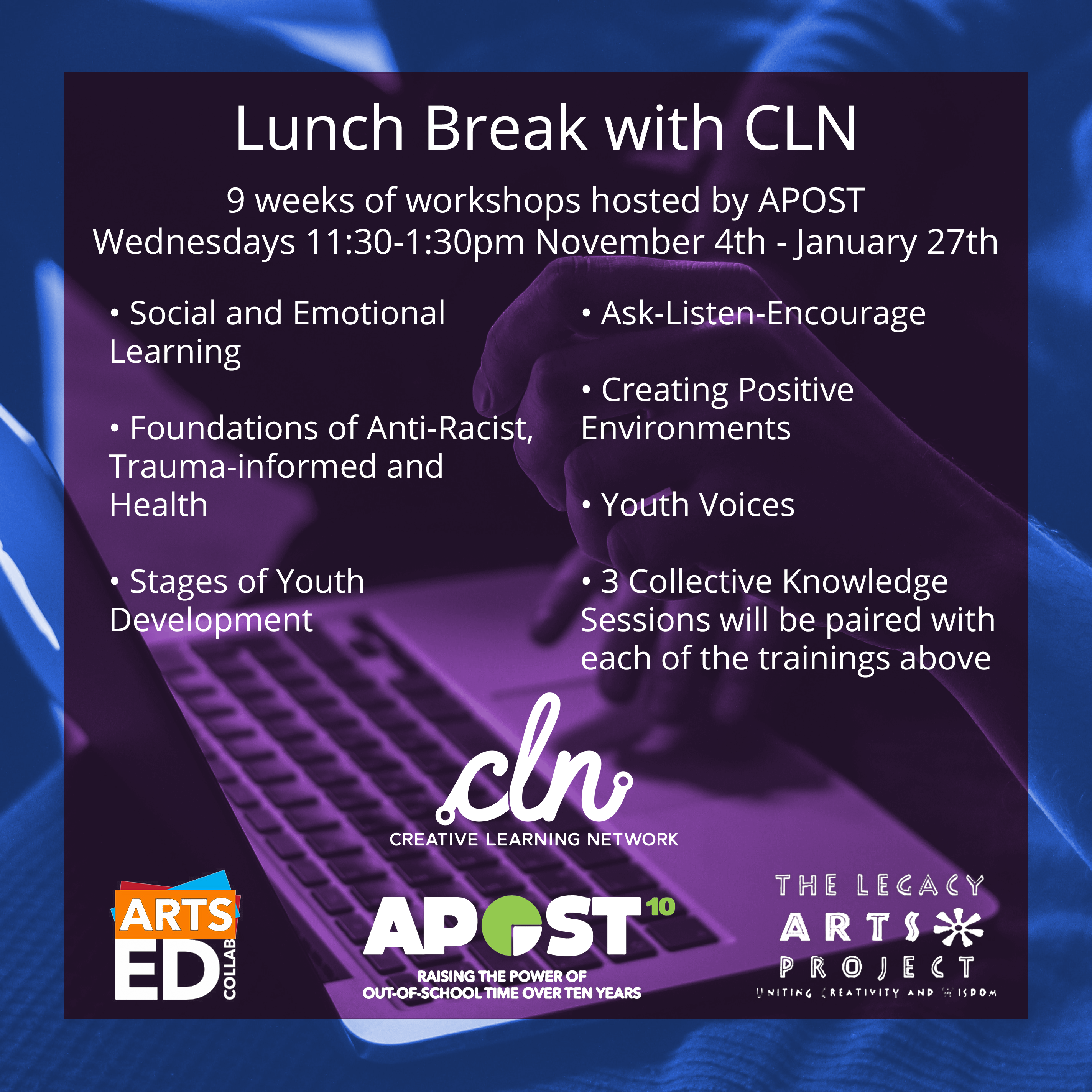 Lunch Break with CLN flyer