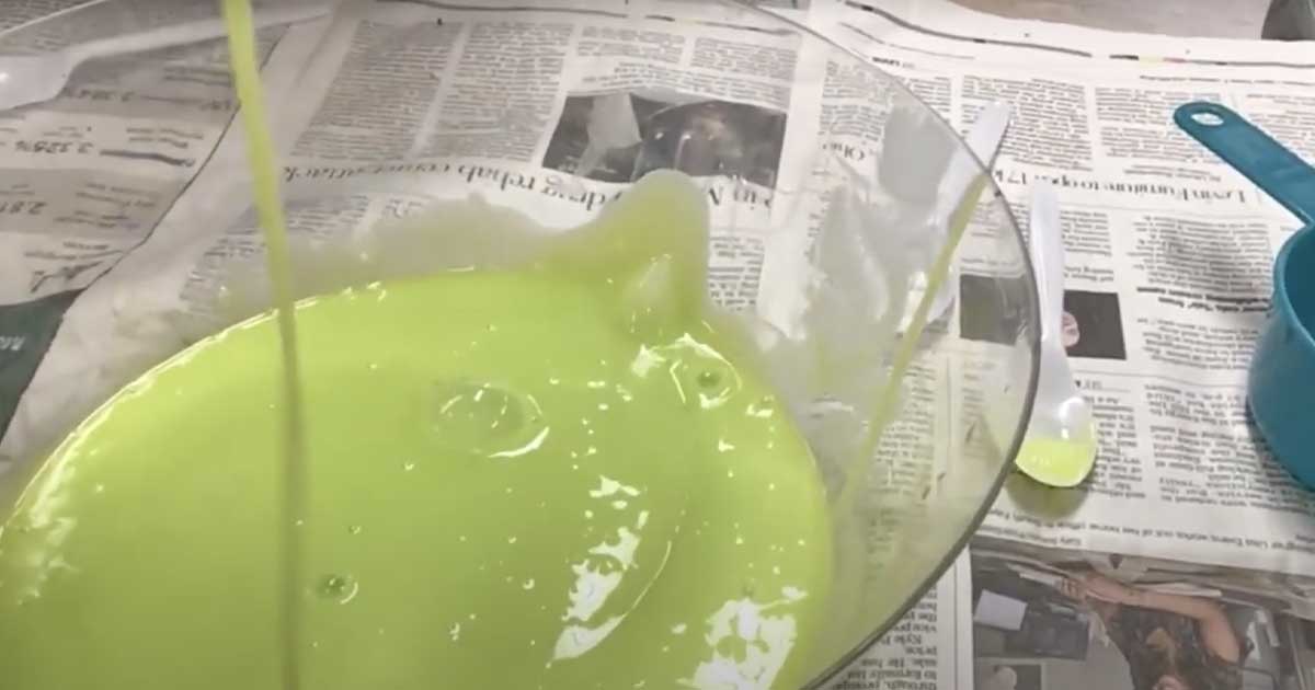 slime in container